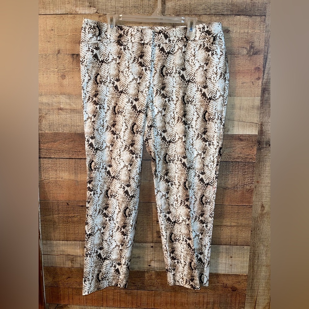 White House Black Market snake skin pants